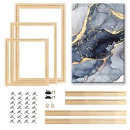 De madeira DIY Grande Molduras, Quadro Pintura De Lona, Barras De Maca, Pintura A Óleo De Diamante Cartaz, Arte Da Parede, Sala De Estar, Home Decor - Image 1