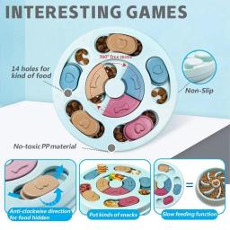 Brinquedos interativos do enigma do cão, Aumentar o alimento dos cães, treinamento do IQ, deleite mental do enriquecimento, IQ - Image 2