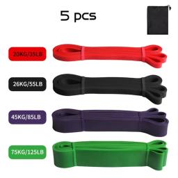 Banda de exercício de resistência de látex para treino, Banda elástica para esporte, Força, Pull Up Assist, Heavy Duty, Fitness Equipment - Image 6