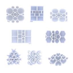 Resina epóxi molde silicone amor coração estrela lua molde artesanal pingente colar r3mc - Image 1