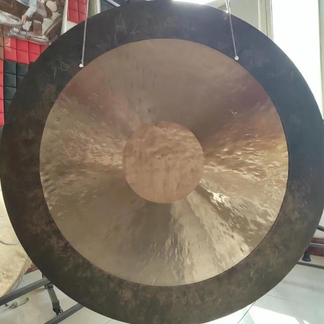 Arborea 34 Polegadas Gong Deep Wave Feito à Mão para Meditação e Terapia Sonora