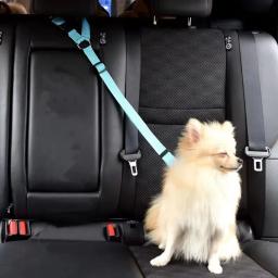 Cinto de segurança ajustável para animais de estimação, arnês, trela, clipe de viagem, cinta leads, universal, prático, gato, cão, cachorro, pet produtos - Image 2