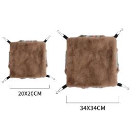 Camas quentes de suspensão Casa para pequenos animais, rede para hamster, cobaia, esquilo, chinchilas, ninhos, suprimentos para animais, inverno - Image 3