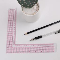 Régua De Costura De Plástico Para Quilting E Corte, Vestuário, Corte, Artesanato, Escala, Desenho Suprimentos, Acessórios De Costura, 1PC - Image 1