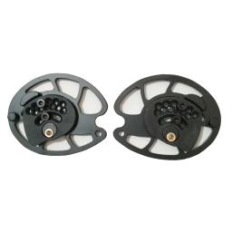 1 par 2 pçs polia de arco composto preto para 30-40 libras arco composto ao ar livre caça tiro pesca prática de alvo - Image 3