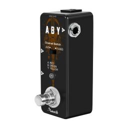 Amuzik-LEF-330 ABY Guitar Pedal Switcher Box, ABY Line Selector, Audio Channel Mixer, Combine Effect Pedal, Acessórios de guitarra - Image 3