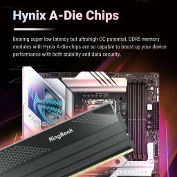 KingBank CL28 Memória DDR5 32GB RAM 16GBX2 6000MHZ Rams Memória DDR5 Kit UDIMM Dual Channel Computador Desktop PC Hynix A die - Image 6
