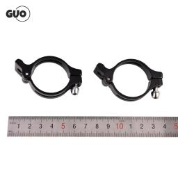 Bicicleta dianteiro desviador Braze-on braçadeira banda adaptador, liga de alumínio, ciclismo acessórios, alta qualidade, 31.8mm, 1 pc - Image 6