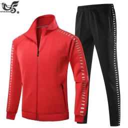 Inverno basquete agasalho masculino moda tira reflexiva hoodies + calça conjunto ao ar livre ginásio jogging sportsuit correndo moletom ternos - Image 6