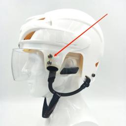 Kit de reparo de capacete de hóquei no gelo, parafuso com porcas, viseiras de capacete de goleiro, fixadores, esportes ao ar livre, rolo de gelo, acessórios de hóquei - Image 3