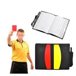 Futebol Futebol Árbitro Card Set, Aviso Árbitro Board, Cartões vermelhos e amarelos, Carteira, Folha, Caderno, Juiz Acessórios - Image 1