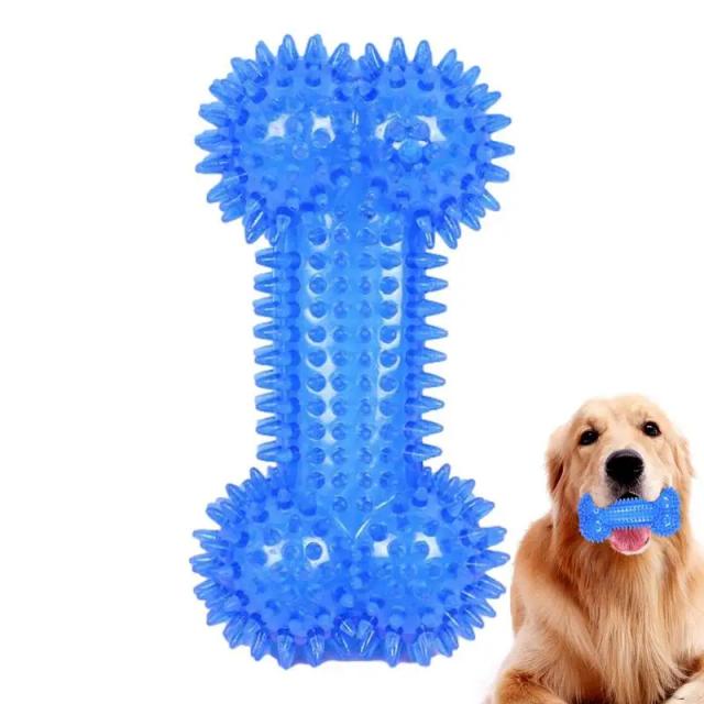 Brinquedo de Dentição para Cães: Bastão Limpa-Dentes Seguro, Saudável e Prático em Formato de Osso