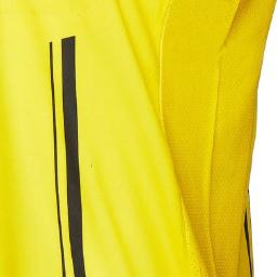 Uniforme profissional do árbitro do futebol, camisas do futebol, basquetebol, tênis, jérsei do árbitro, estilo preto, amarelo, novo - Image 4