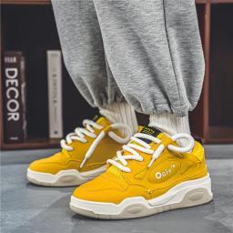 Sapatos de skate baixos para homens, tênis esportivos casuais, sapatos de plataforma, cesta de moda designer - Image 3