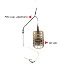 Gaiola para isca de pesca, 25g ou 30g, método de ajuste, alimentador, isca de carpa, armadilha, cesta de peixes, lança anti-emaranhado para equipamento de alimentação, equipamento de peixe - Image 5