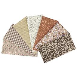 Pano impresso Quilting Tecidos para Costura Artesanal e Bordados, Acessórios Artesanais, Algodão Patchwork, DIY, 50x50cm, 7Pcs - Image 6