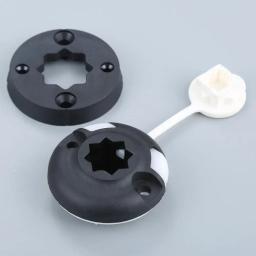 Surieen 1pc náilon caiaque canoa vara de pesca titular montar base redonda equipamento kit para marinha caiaque barcos a remo eixo segurando esportes - Image 4