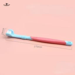 Pet Toothbrush Kit para cão e gato, Cuidados dentários, Três cabeças, Escova de dentes, Limpeza dos dentes, Boca do cão - Image 3