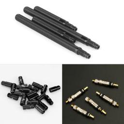 Extensor de válvula presta de bicicleta, aro de carbono de estrada, adaptador de inflação de tubo f/v, tubo de extensão de 45/80mm para bico com inserções destacáveis - Image 6