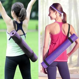 Cintos de yoga portátil cinta cintos exercício estiramento yoga esteira sling transportadora alças de ombro ajustáveis ​​para casa ginásio elástico cintos de yoga - Image 2