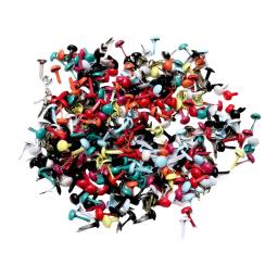 Rodada Mini Brads Prendedores de Papel, Multicolor Handmade Metal Embellishment, Stamping Toy, Scrapbook Suprimentos, Acessórios, 200Pcs - Image 2