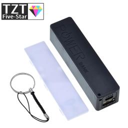 TZT-USB Power Bank Case Kit, 18650 Carregador De Bateria, Caixa DIY, Shell Kit para Arduino, Preto - Image 1
