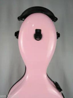 Ajustável Hard Glass Fiber Viola Case, Rosa Case, Modelo Raro, 15 "-17" - Image 4