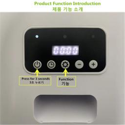 Alimentadores automáticos para gatos e cães, Alimentador de gato cronometrado, Grande capacidade, Dispenser do alimento do cão, alimento seco, 5L - Image 3