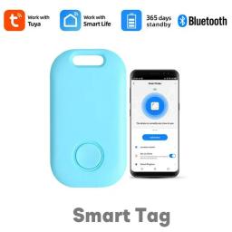 Sem fio Bluetooth GPS Tracker, Tuya Tag inteligente, Criança, Pet Finder, Registro de Localização, Wireless, Anti-lost Alarme, Chave, Tag - Image 4