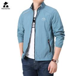 Jaqueta de proteção solar ao ar livre masculina, corta-vento impermeável, roupa de trabalho respirável, casual fina, solta, pesca, caminhada, verão - Image 5