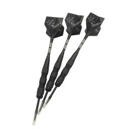 Fused Nickel Black Needle Dardos, Treinamento de Competição Profissional, Entretenimento de autodefesa, Black Dart Rod Tail, 22g, 3 pcs por conjunto - Image 1