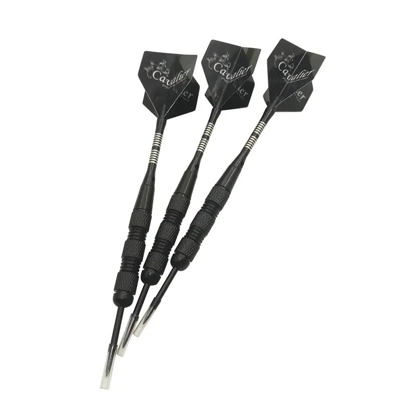 Fused Nickel Black Needle Dardos, Treinamento de Competição Profissional, Entretenimento de autodefesa, Black Dart Rod Tail, 22g, 3 pcs por conjunto - Image 1