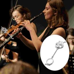 Clarinete folha de música pasta livro braçadeira alto-falante suporte ferramenta suprimentos clipe ferro pontuação nota estudante microfone - Image 4