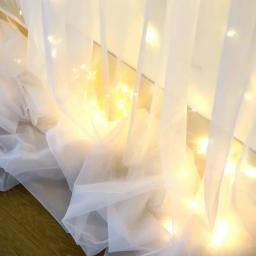 Cortinas de pano de fundo branco com luzes LED para festa, fundo de casamento, chá de bebê, decorações de sessão de fotos de aniversário, 2 painéis - Image 2