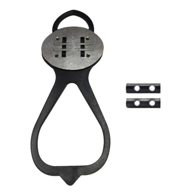 Capa Protegente para Sapatos Antiderrapantes em Metal e Silicone para Motociclismo