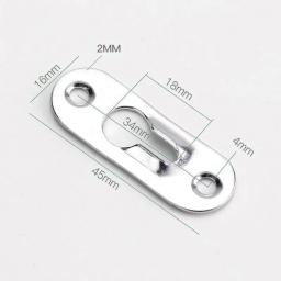 Picture Hanger Metal Espelho Gancho, Snap, Keyhole, Fixadores para Imagem, Moldura, Móveis, Gabinete, 10 pcs, 30 pcs, 50pcs - Image 2