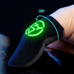 Dedo Dedales Gamer Capa para Jogos Móveis, Sweatproof Manga, Touch-Screen Fingertips, Acessório Do Jogo, 1 Par - Image 2