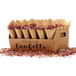 Flor De Confete De Casamento Natural Seco, Fontes De Festa Biodegradáveis, Pop De Pétala De Rosa Vermelha, Decoração De Festa De Aniversário, DIY - Image 4
