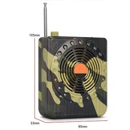 Megafone de Controle Remoto com Som Amplificado, Sem Fio, Compatível com Bluetooth, Suporta USB, TF, FM, Exterior, E76 - Image 5