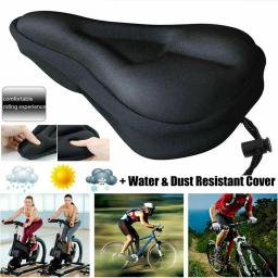 Capa de almofada de bicicleta macia e espessada, impermeável, respirável, espuma confortável, novo - Image 1