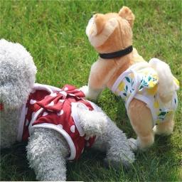 Calças Menstruais Fisiológicas Para Animais De Estimação, Calcinha Princesa, Fralda De Cachorro, Pano Respirável, Elasticidade, Higiene De Segurança - Image 1