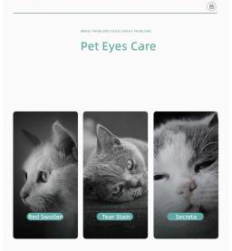 Gatos ou cães olhos/orelhas aloe remover manchas de lágrima toalhetes pet rasgo limpeza tecido toalhas de papel para animais de estimação olho toalhetes molhados limpo suprimentos - Image 6