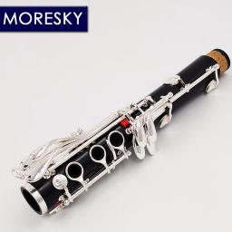 MORESKY-madeira ébano clarinete tubo, BB, 18 chaves, Granadilla, madeira maciça, BB - Image 5