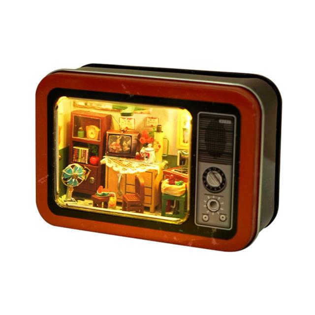 Kit de Casa de Bonecas DIY para Crianças - Grande Miniatura de Madeira, Perfeito para Aniversários e Construção Criativa de Acessórios para Bonecas