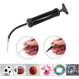8 pçs conjunto de bomba de bola portátil mangueira flexível vôlei futebol basquete com agulha mão bomba ar durável balão bola inflator - Image 4