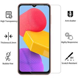 Capa para samsung f13 capa de vidro temperado na galáxia f 13 13f telefone coque saco samsun samsumg sansung galaxi samsungf13 galaxyf13 - Image 2