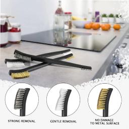 3Pcs Pistola Rifle Limpeza Picaretas Escovas Kit Universal Gun Cleaner Set Double-ended Latão Aço Nylon Caça Gun Limpeza - Image 3