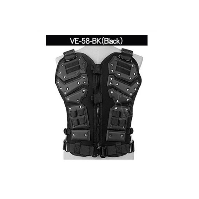 Colete Tático Multifuncional com Sistema MOLLE para Airsoft e Paintball - Alta Qualidade e Proteção em EVA
