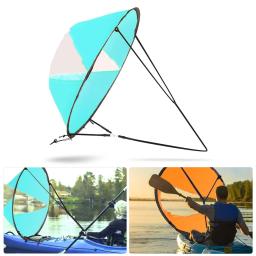 Compacto e portátil Paddle Board Sail, kit de caiaque Wind Sail, apto para surf em lagos oceânicos - Image 6