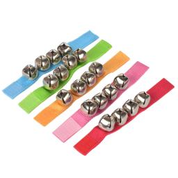 Sinos de pulso para crianças Jingles Shake Chocalhos Toy, Brinquedos Educativos de Percussão, Vestíveis, Não Fácil de Deformar, Anel de Sino - Image 2